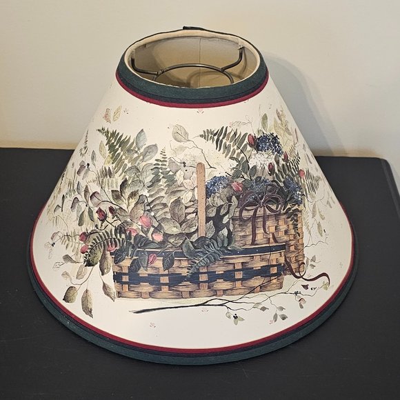 Accents Vintage Full Size Slipuno Fitter Lamp Shade Lampshade Baskets